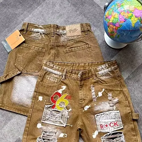 Short Jean-kaki